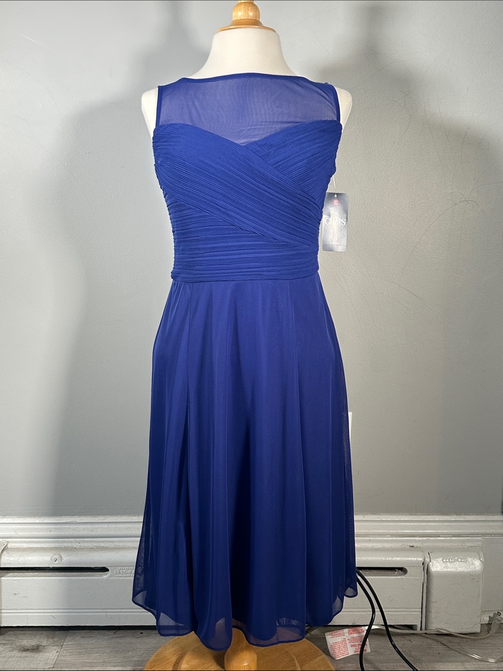 Royal Blue Midi Dress
